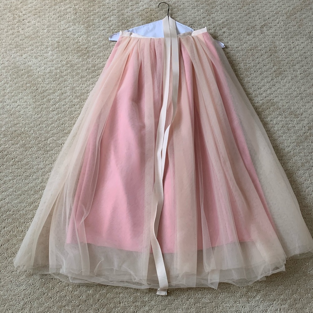 J. CREW | Full-length Pink Tulle Skirt (6)
